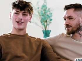 Twinks switching partners with their hot professors. cyrus stark and zak bishop are with their college professor dillon diaz and husband alpha wolfe. as they chat they came up offering to share partners