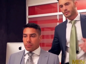 Menatplay suited andy star and salvador mendoza anal breed