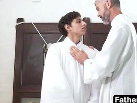 It’s common knowledge amongst the priesthood and his classmates that the boy has a dirty mind and is willing to explore every corner of sexual depravity with a smile on his face